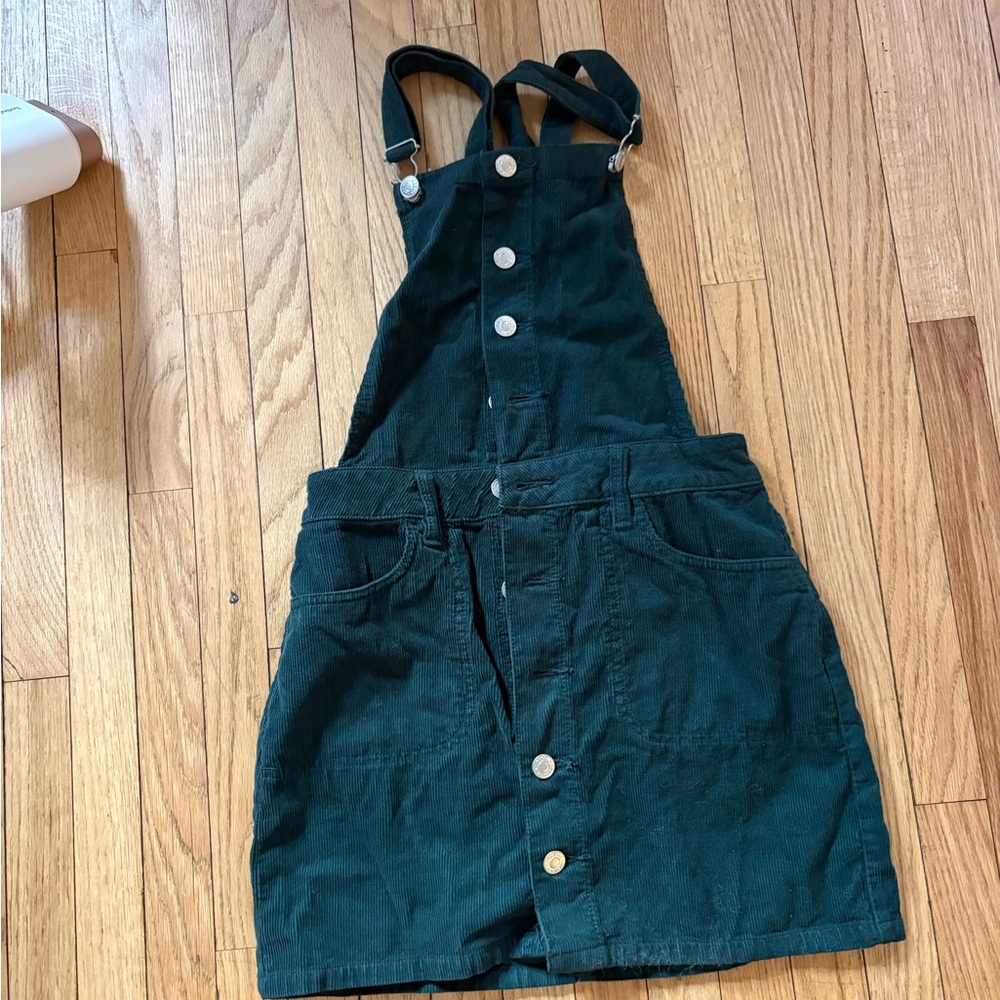 PacSun Dark Green Corduroy Dress